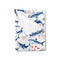 Watercolor Sea Shark Love Baby Blanket, Ocean Animals Hearts Flannel Soft Swaddle Receiving Blanket 30x40