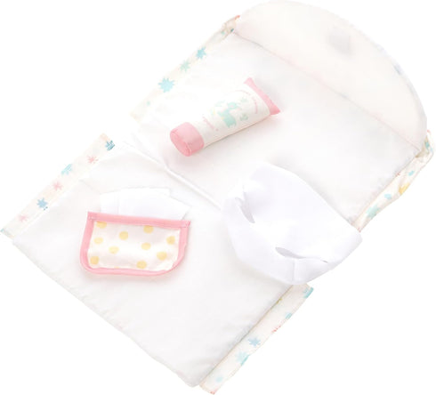6-Piece Love, Stella Diaper Bag Changing Mat Combo for Soft Dolls by Manhattan Toy