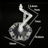 TWKUPWO 6 Set Hobby Action Base Display Stand, Gundam Action Figure Stand - Compatible with MG, RG, HG Universal Models