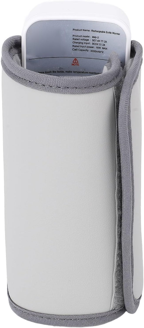 Leftwei Portable Bottle Warmer, Fast Heating USB Rechargeable Warmer, Travel Bottle Heater with Smart Constant