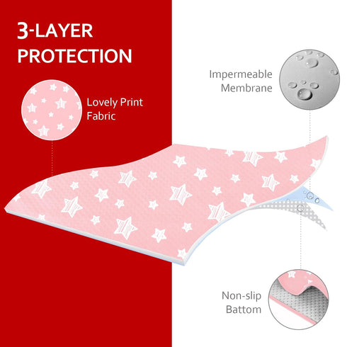 42X46 Inch Baby Splat Mat Anti Slip Waterproof High Chair Mat, Baby Feeding Table Cloth Floor Mat Cover, Baby Art