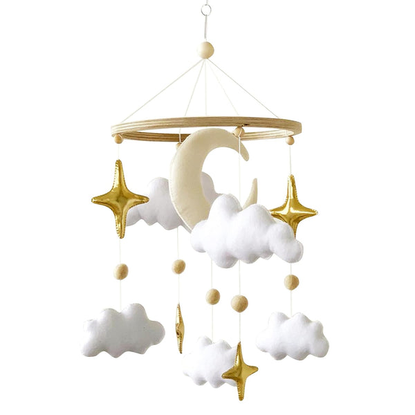 Baby Mobile for Crib - Handmade Modern Boho Baby Mobiles for Bassinet
