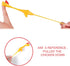 Sumind 16 Pcs Finger Slingshot Rubber Chicken, Yellow Flying Chicken Novelty Party Activity Favor