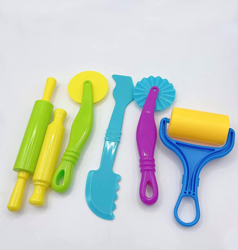 AOIRFUQ Clay and Dough Tools, Six Piece Set for Ages 3 & Up