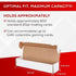 (3) Premium 800 Count Storage Box Trading Card Storage Box Cardboard Perfect Baseball Card Storage Box - MADE IN USA