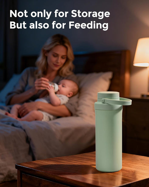 22oz 360 24 2pcs Xaproo Breast Milk Cooler Bottle, Breastmilk Cooler with Cooling for Hours, Portable Milk Chiller