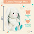 12-Inch 0 B. toys Plush Bunny Soft & Cuddly Plush Rabbit Toy Washable Happy Hues Peppy Mint Bunny Months+
