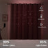 42W 84L,2 Pink Curtains for Girls Bedroom Kids Baby Room Decor Cute Double Layer Star Cutout Curtains Room Darkening
