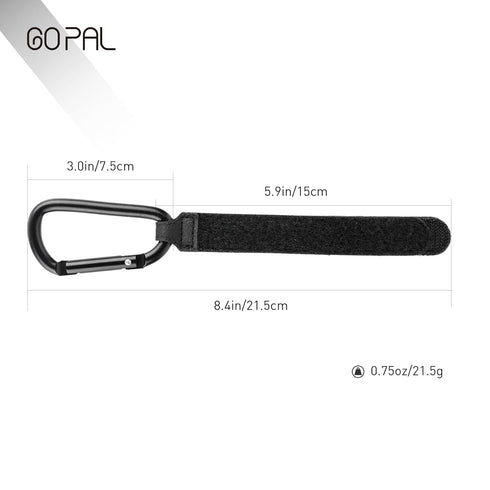 Go Pal HB1 Stroller Hooks for Hanging Bags, Universal Hooks for Stroller and Shopping Cart