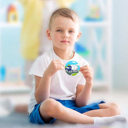 Zonon 10 Pcs Potty Training Stickers Traffic Toilet Target Sticker Reusable Potty Targets Color Changing Pee Target