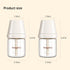 5oz 0-6 2 Pack 4pcs Natural Nursing Glass Baby Bottle - with Anti-Colic Vent System - BPA-Free, with Medium Flow