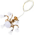 Model Chandelier Mini Lamp for Doll House, Tiny House Ceiling Lamp, Dollhouse LED Chandelier Miniature Furniture