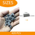 Cayway 420 PCS Mini Bricks, Tiny Black Bricks for Landscaping, Crafts, Dollhouse Mini Garden Accessories