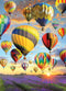 Cobble Hill 1000 Piece Puzzle, Hot Air Balloons, Sample Poster Included