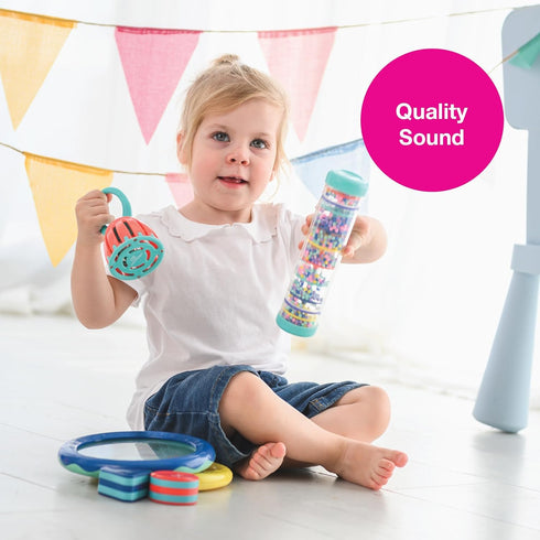 Set Set 1-3 Edushape First Birthday Gift - Baby Musical Instruments & Toddler Music - Music Toys Baby Gift Includes
