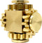 Pure Brass Cube Gears Linkage Fidget Spinner Toys, Ideal Gift for ADHD/ADD/Autism to Relieve Stress & Promote Focus