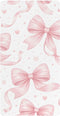 CZXW Bows Watercolor Pink Crib Sheets Fitted 52" x 28" Natural Cotton Soft