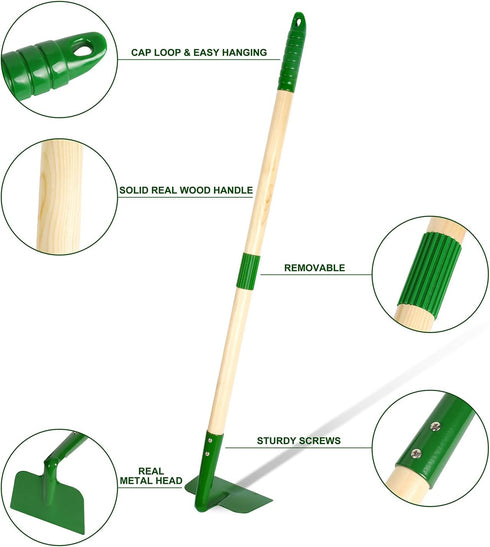 Set 10pcs Wheelbarrow Set Summer 2 3+ Duckura Kids Gardening Tools - for Kids with Shovel, Rake, Leaf Rake, Outdoor
