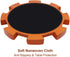 Exqline Wooden Hub for Mexican Train Dominoes Accessories with Felted Bottom - Solid Pine Mexican Train Game