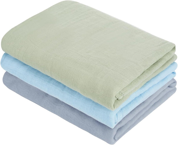 MIGIOL swaddles for Newborns Muslin Swaddle Blankets Baby Essentials for Newborn 47 X