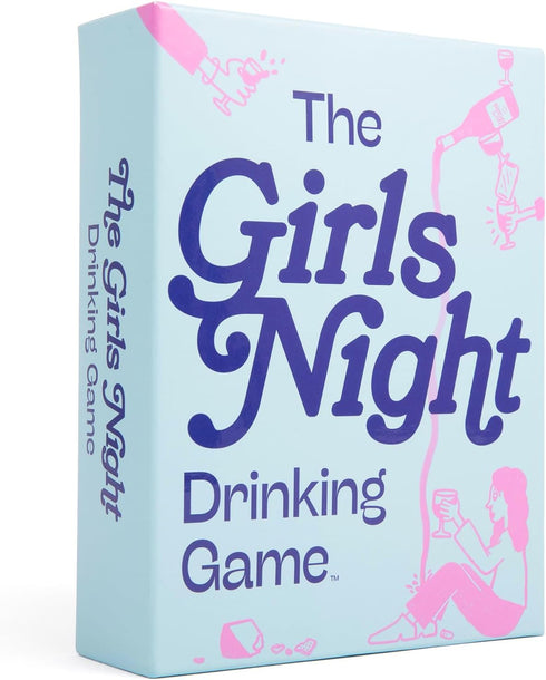The Girls Night Drinking Game for Bachelorette Party, Girls Night Out, and Game Night