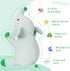 24in Weighted Elephant Stuffed Animal, 4.2Lb Plushie Throw Pillow for Adults, Boys, and Girls (Green)