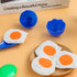 LovesTown Spoon Race Game Set, Egg Relay Race for Kids with Yolk, Outdoor Plastic Eggs Game Easter Party Favors.