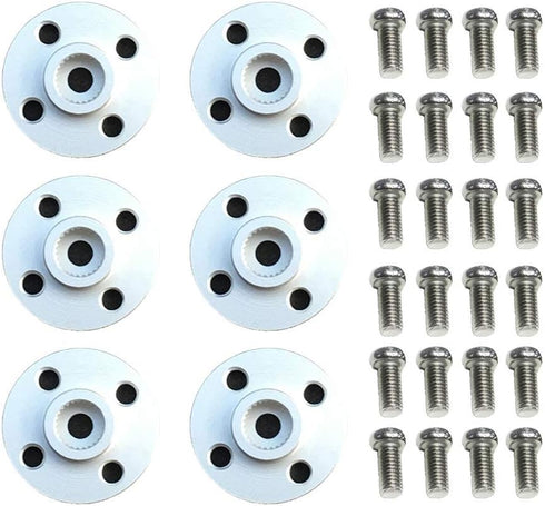 6 Pack MG996R 25T diymore [ Full Brass Gear Gear Torque Digital RC Servo Motors High Torque Gear Servo for JR RC
