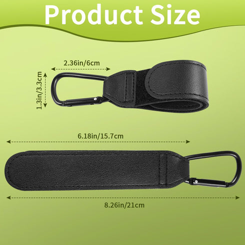 Taefuwr 4 Mummy PCS Stroller Hook, Baby Stroller Hooks, Universal Stroller Clips and Hooks, Adjustable Stroller