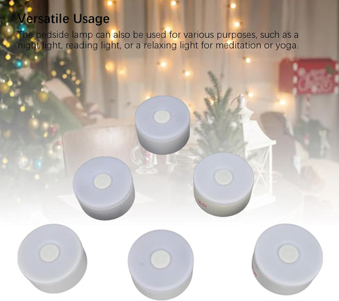 RYGVPR 3 Dimming 500mAh Colors Stepless Bedroom Sleep Light USB Rechargeable Wall Mount LED Night Light Baby Nursing