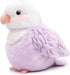 FRANKIEZHOU 5.5" Purple Peony Parrot Plush, Soft Bird Toy, Gifts for Loss, Home Decor, Kids, Girls