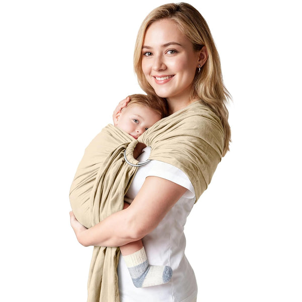MISSWISDOM Baby Ring Sling Baby Carrier Newborn to Toddler Carrier (7-35 lbs),