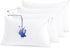 NTBAY 4 Pack Zippered Waterproof Toddler Pillow Protectors, Super Soft Quiet Zip Baby Pillow Cases, 13x18 Inches
