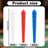 SAVITA 9 Pcs Plastic Cribbage Board Pegs, Three Colors Traditional Crib Pins with Tapered Design for Peg Board Games