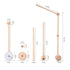 Set Baby Crib Mobile Arm Wooden Holder with Rotating Music Box Nursery Decor Attachment Safe Anti Slip for Baby Girls