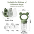 (4 Pack), WAJIAYON Baby Breastmilk Popsicle Molds & Baby Fruit Feeder Infant Food Freezer Tray Storage Containers