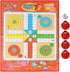 Ludo Board Game Set, 23.6 x 17.7inch Non-Woven Fabric Foldable Snakes and Ladders Game Set