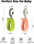 BOVELLA Set Toddler Utensils, Stainless Steel Baby Forks and Spoons with Silicone Handle, Kids Silverware with Portable