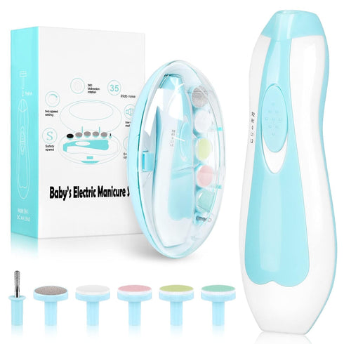 DOSOFY Trimmer 6 1 Set Baby Nail Electric,Baby Nail Clippers, in Baby Nail File,Nail File Baby Grooming Kit Manicure