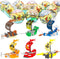 WODMAZ 12PCS PreFilled Easter Eggs with Pirate Ship Building Blocks, Surprise Eggs Filled