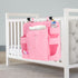 Luwecf Hanging Diaper Organizer Hanging Diaper Stacker for Changing Table, Crib, Playard Nursery Organization