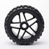 JIUWU High-Performance 4-Pack RC Off-Road 17mm Hex Wheels and Tires, 1/8 Scale RC Vehicle Durable Construction