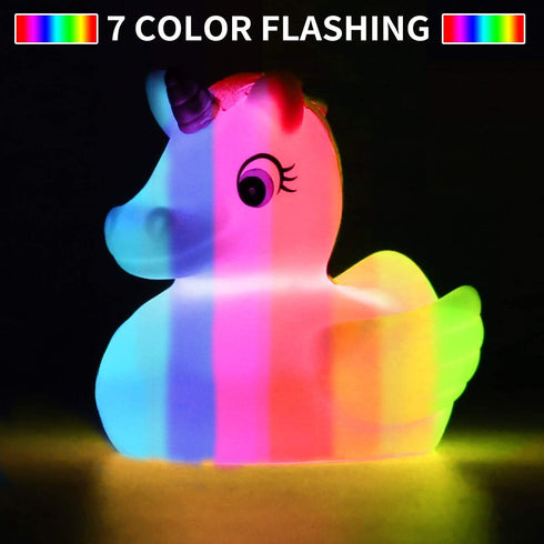 No Hole Bath Toy, 12 Pack Light Up Animal Tub Toys for Toddler Swimming Pool Party, Bathtub Game