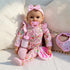 17 Inches 3+ GOAROY Baby Dolls, Large Realistic Baby Doll with Cute Soft Body, Real Life Baby Dolls Girl, with Bottles