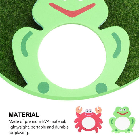 2pcs Mirror Bath Toy Set in Frog Shape, Interactive Baby Bath Toys for Fun Bath Time