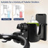 360Rotatable Universal Stroller Cup Holder with Phone Holder, Bottle Holder with Strong Clip, Accessories for Stroller