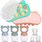 JEXFUN Silicone Baby Fruit Food Feeder Pacifier & Freezer Tray Set, Breastmilk