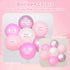 60pcs 12inch Light Pink and White Balloons, Pearl Light Baby Pink Confetti White Balloons for Wedding Bridal Shower