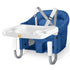 MTWML Counter(Pure-Blue) Hook On High Chair with Tray,Portable Baby High Chair that Attaches to Table,Clip On Fast