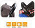 CHILDHOOD Universal Baby Stroller Armrest Handle Sleeve Cover, Artificial Leather, Black